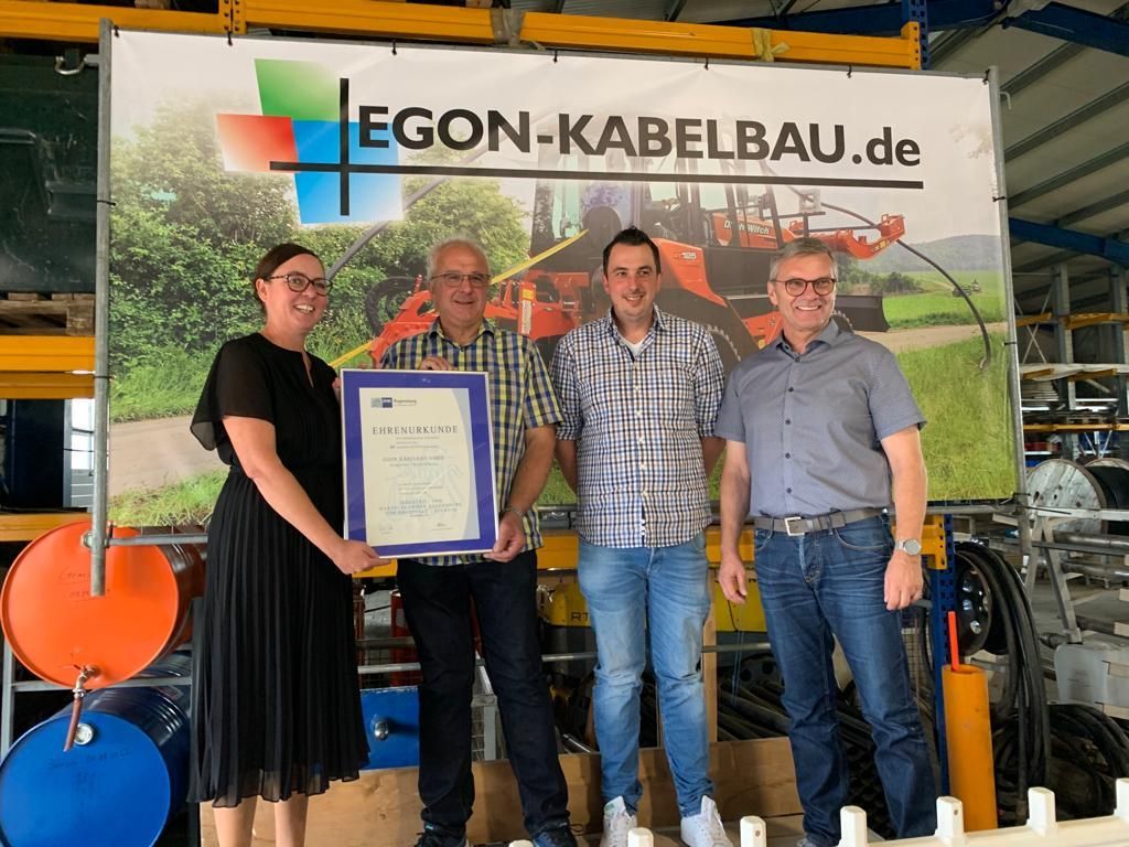 Egon Kabelbau GmbH – Auszeichnung