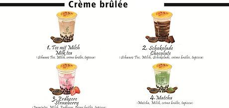choix de bubble tea