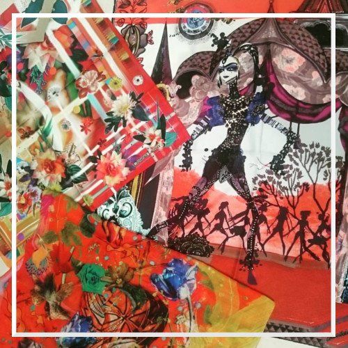 Foulard multicolore