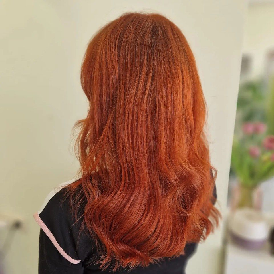 Frau mit rotem Haar, Foto der Chic-Saal Friseur & Kosmetik GmbH