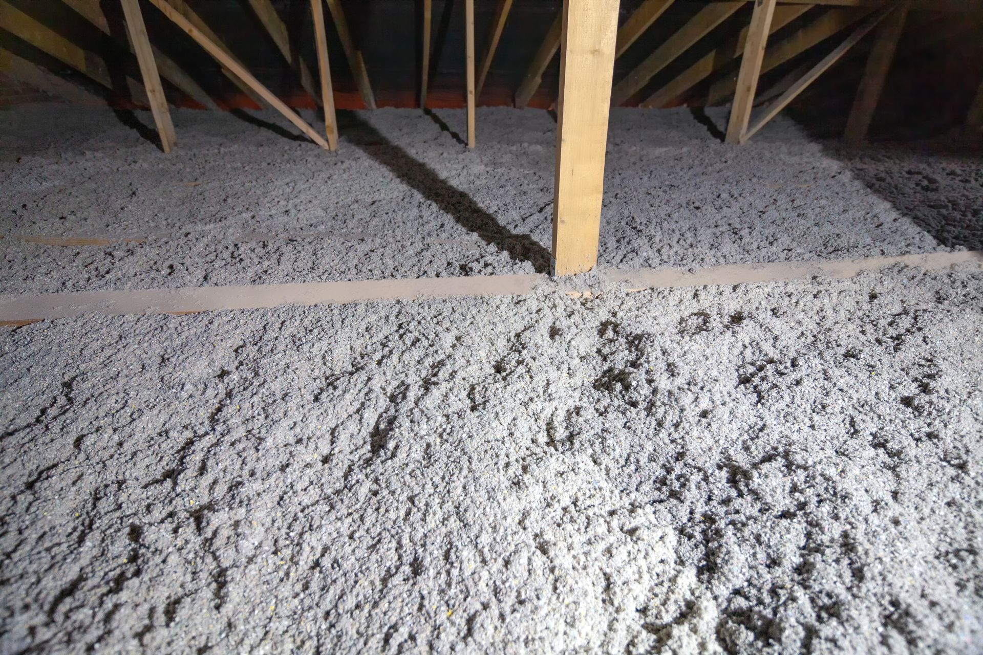 Ouate de cellulose ans les combles