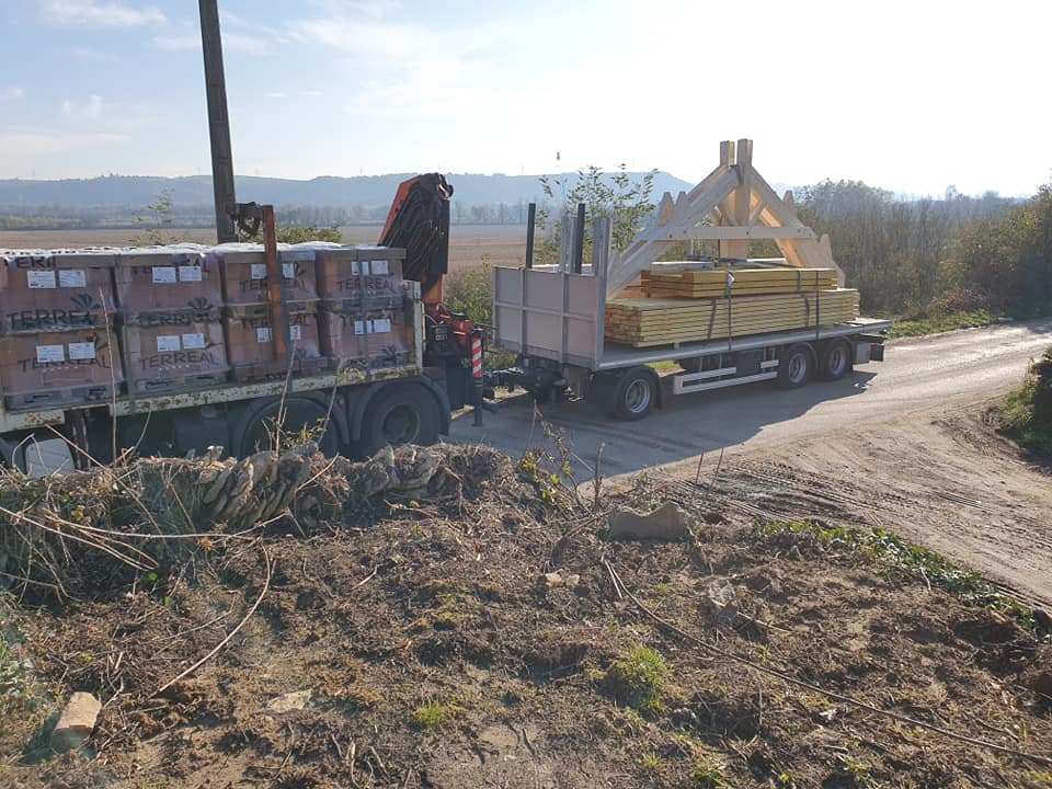 Charpente à fermettes