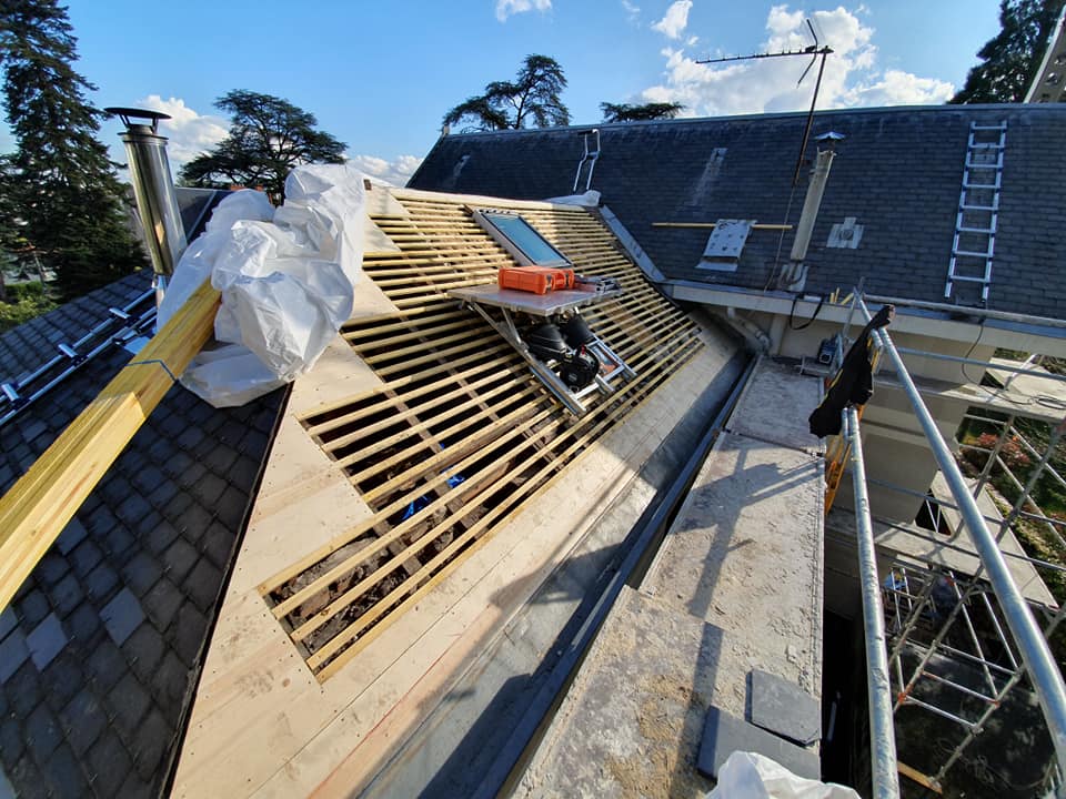 Travaux de toiture
