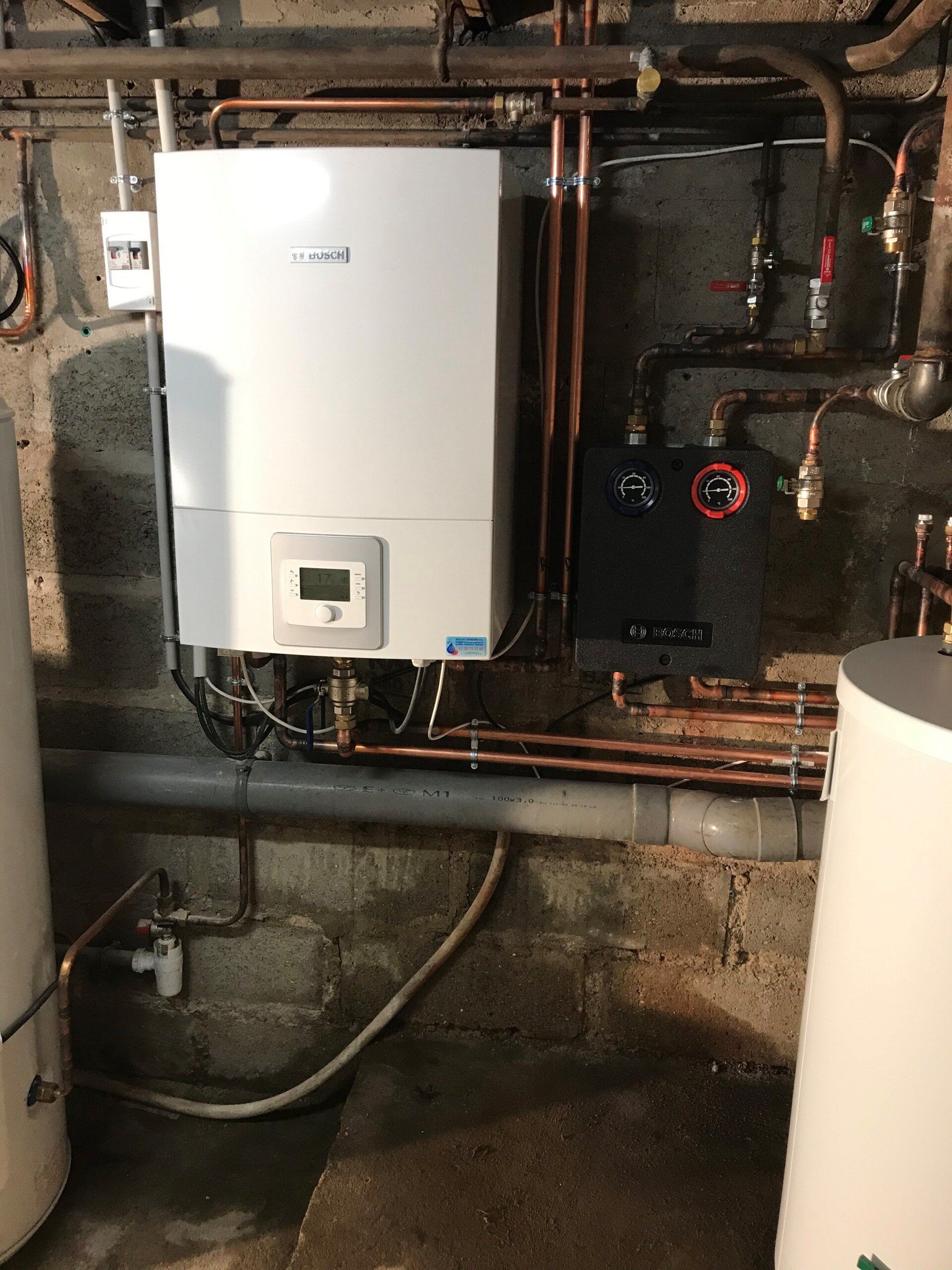 Installation d'un chauffe eau thermodynamique chez un client