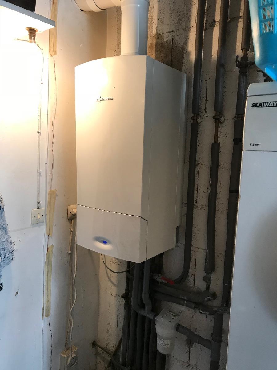 chauffe eau tout juste installé