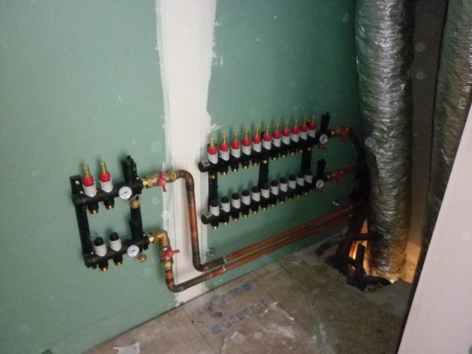 réseau chauffage au sol