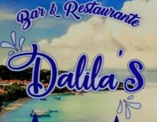 Un cartel para el bar y restaurante Dalila