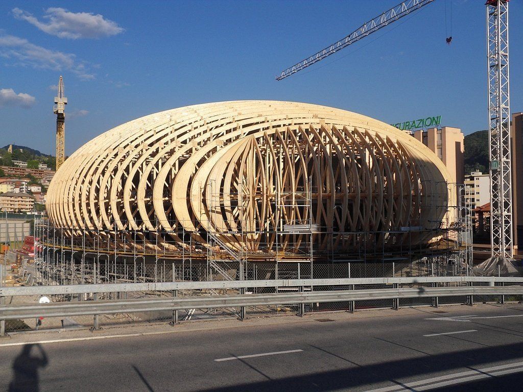 Centro Ovale Chiasso - Brawand Zimmerei AG