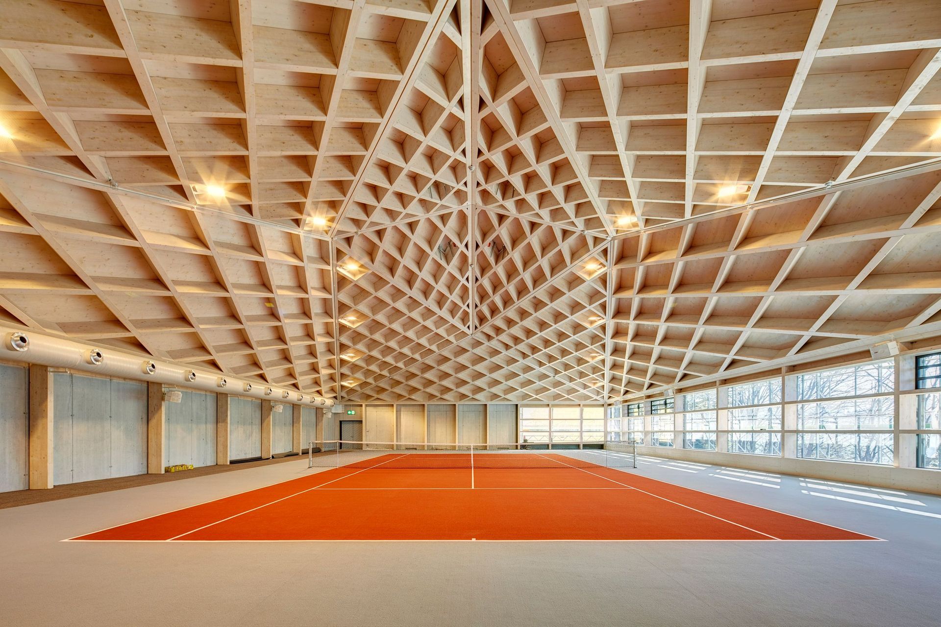 Tennis- und Eventhalle Diamond Domes Bürgenstock - Brawand Zimmerei AG