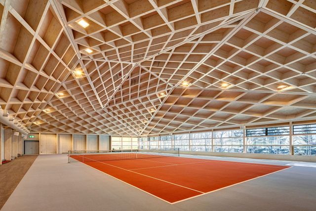 Tennis- und Eventhalle Diamond Domes Bürgenstock - Brawand Zimmerei AG