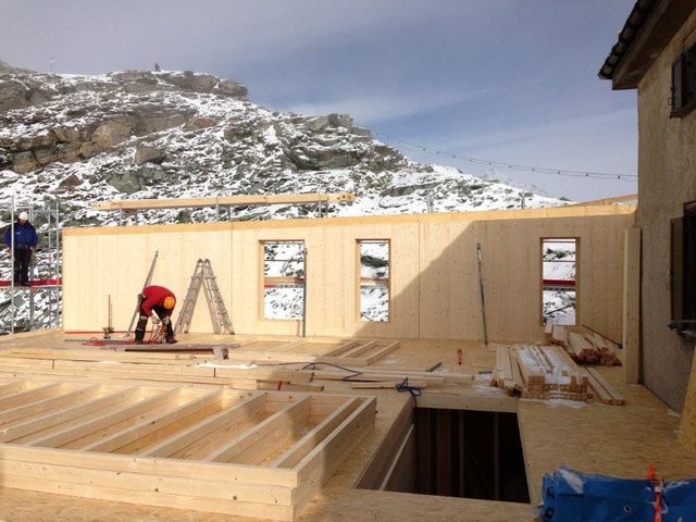Hörnlihütte Zermatt - Brawand Zimmerei AG