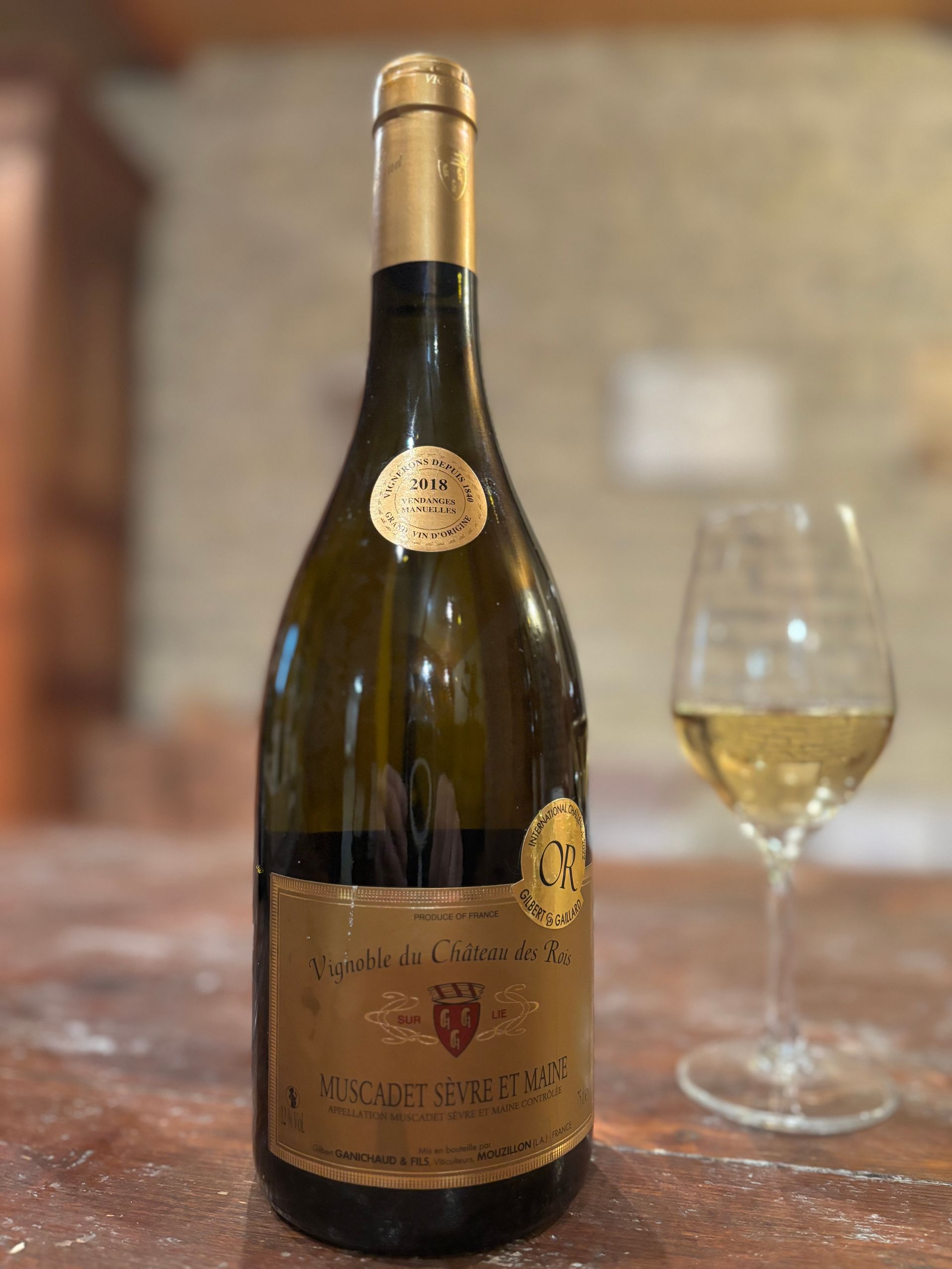 Bouteille de Muscadet - Vignoble Château des Rois