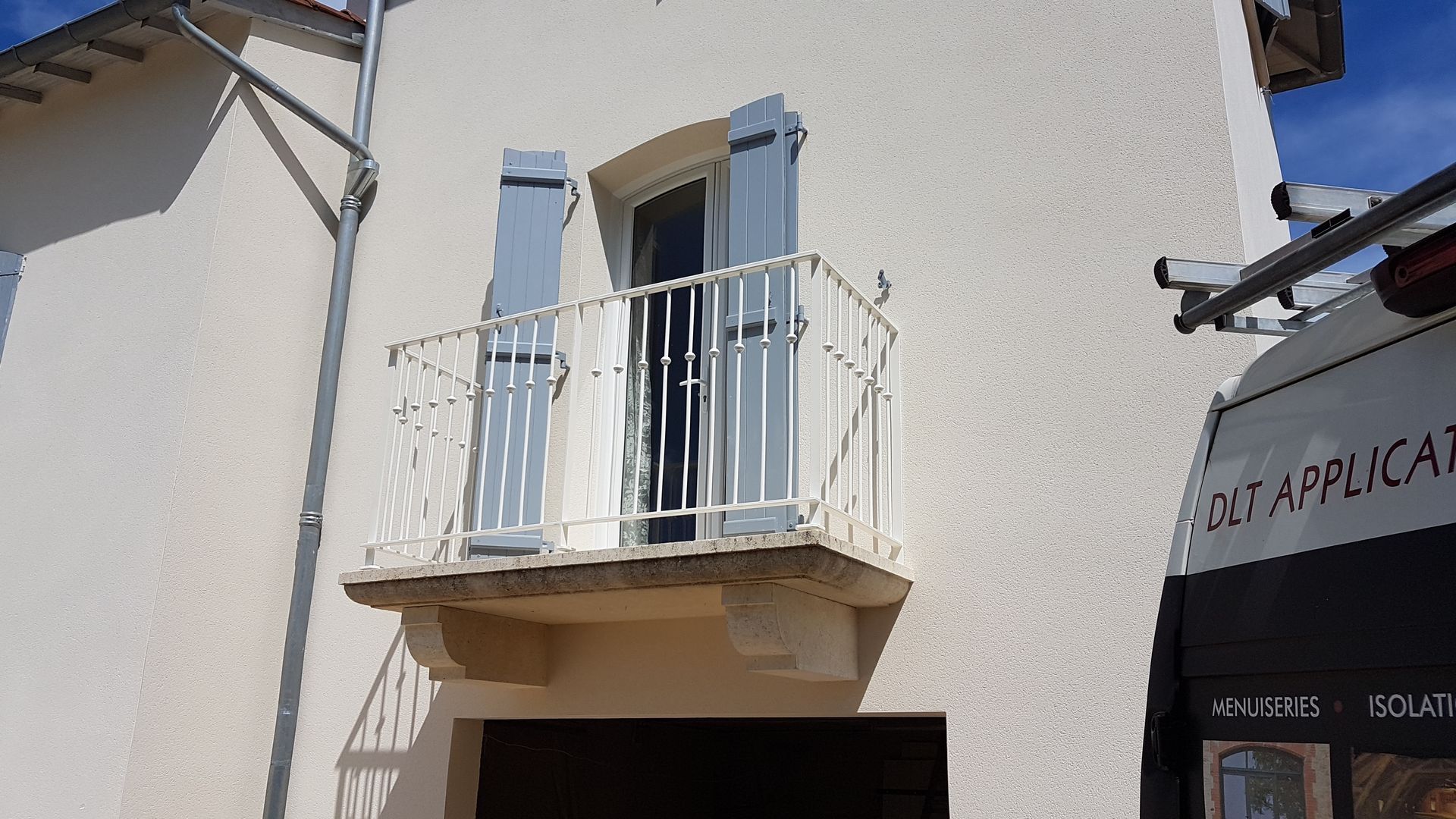 Garde-corps sur un balcon