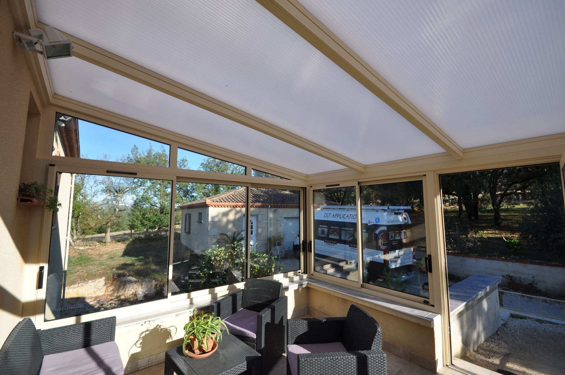 Intérieur d'une véranda