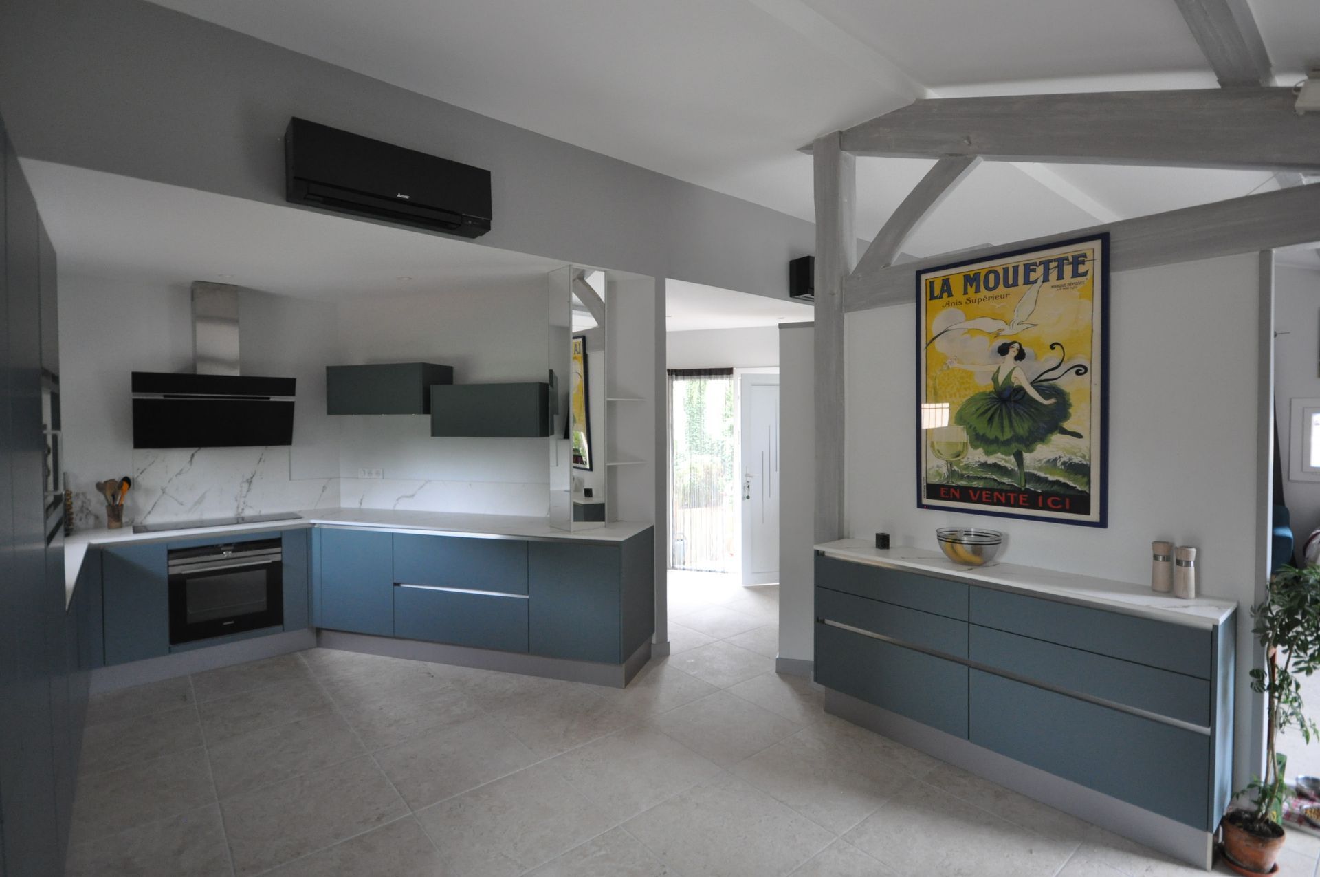 Peinture des murs d'une cuisine