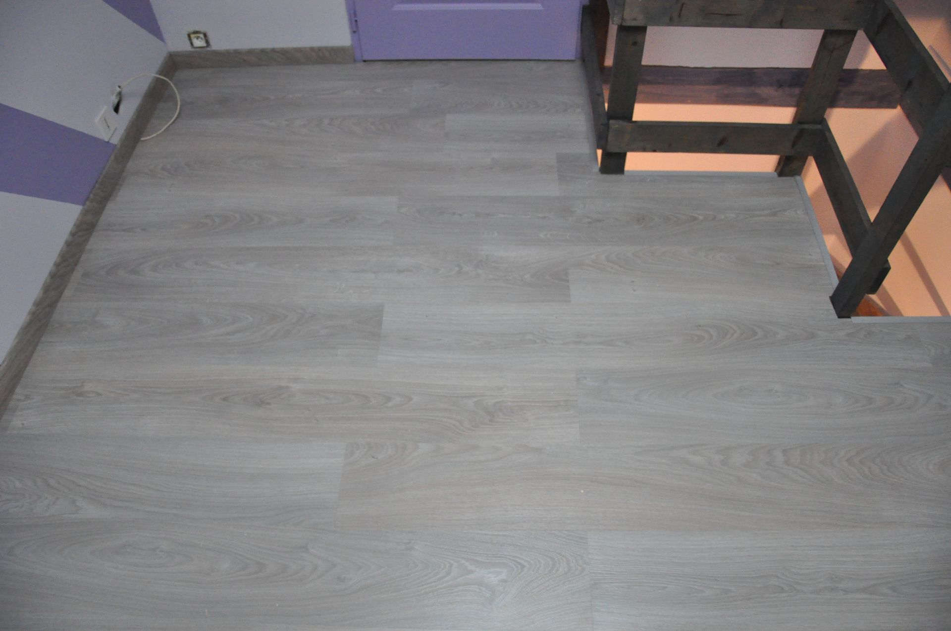 Sol stratifié effet parquet