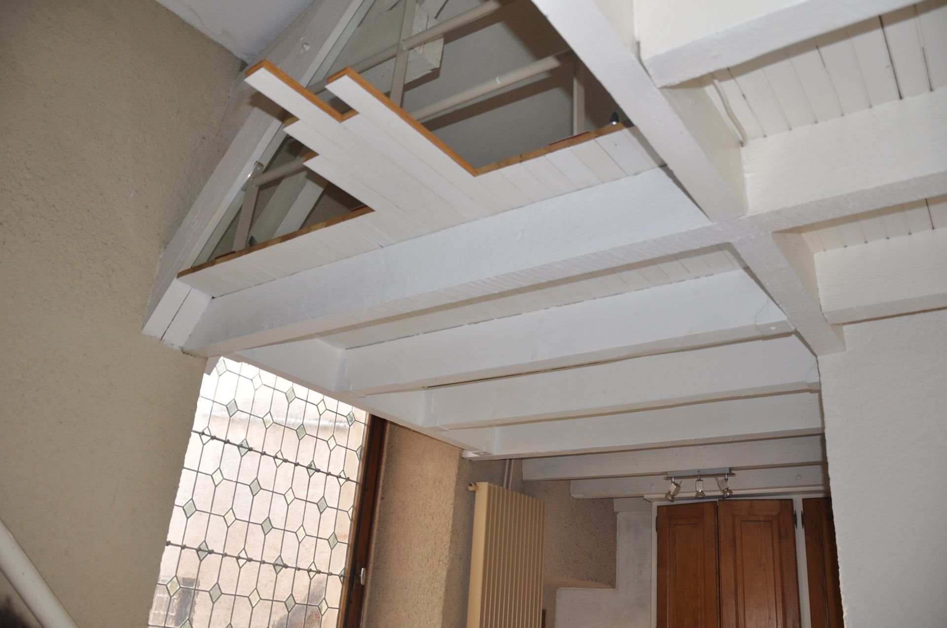 Plafond avec du parquet