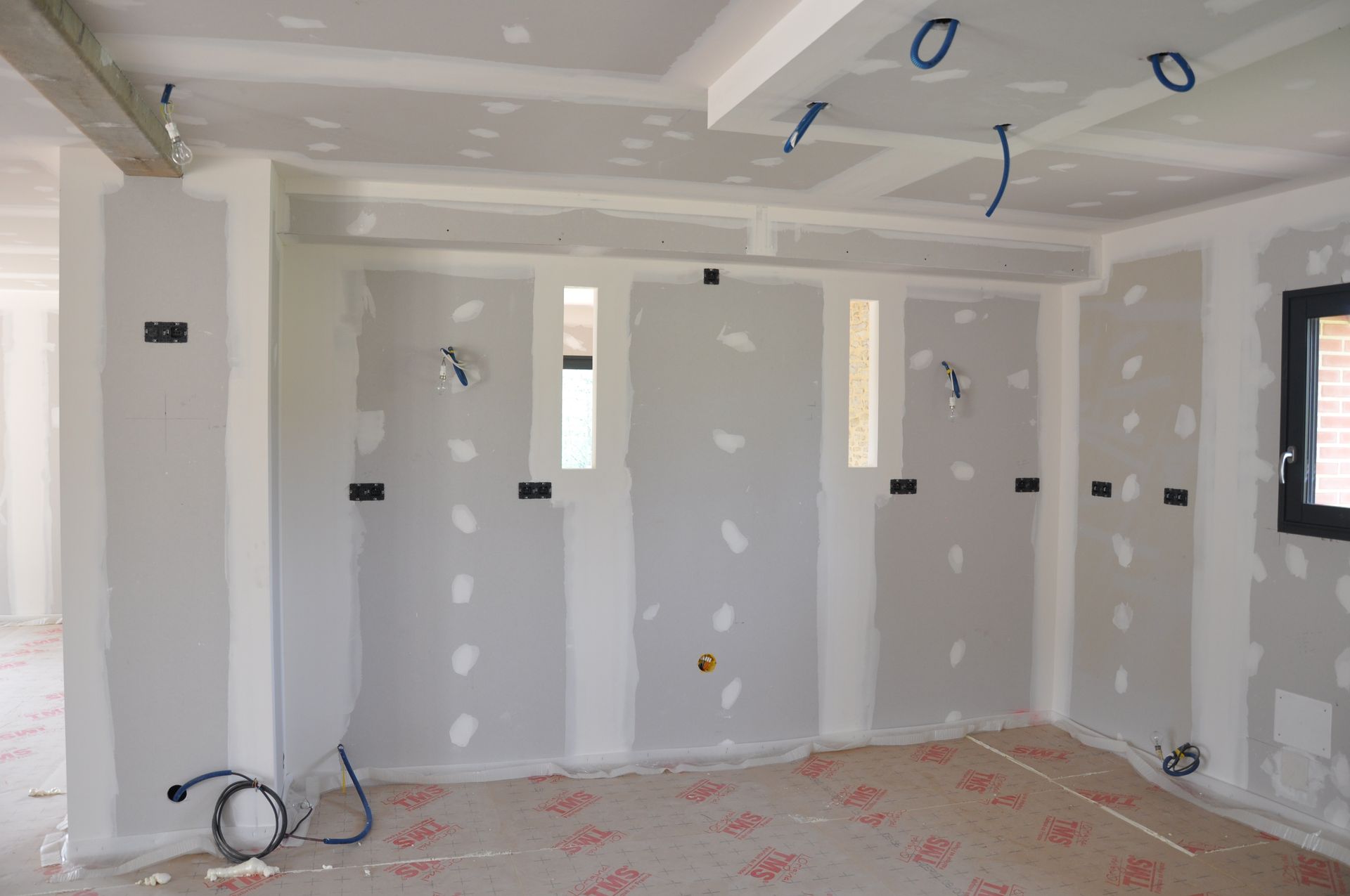 Fabrication d'un module en plaques de plâtre