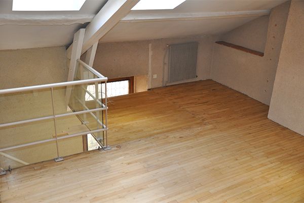 Parquet sur une mezzanine