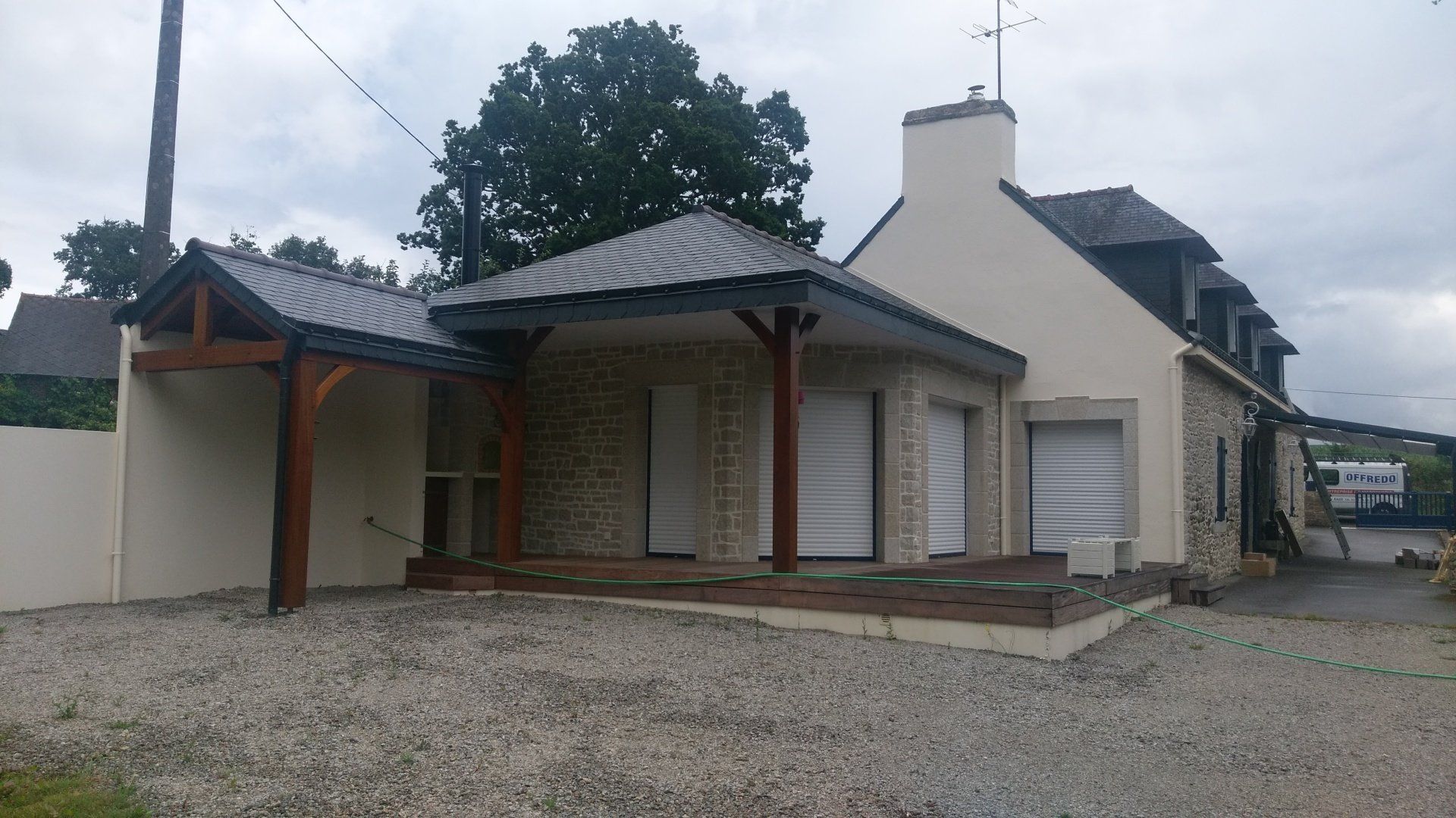 Agrandissement après