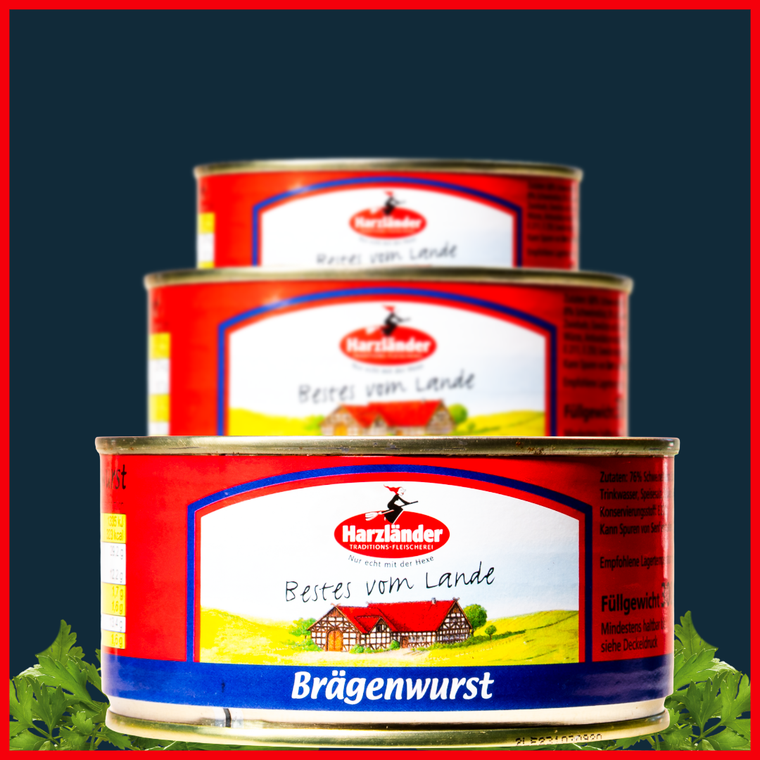 Harzländer Brägenwurst in der Dose 300g