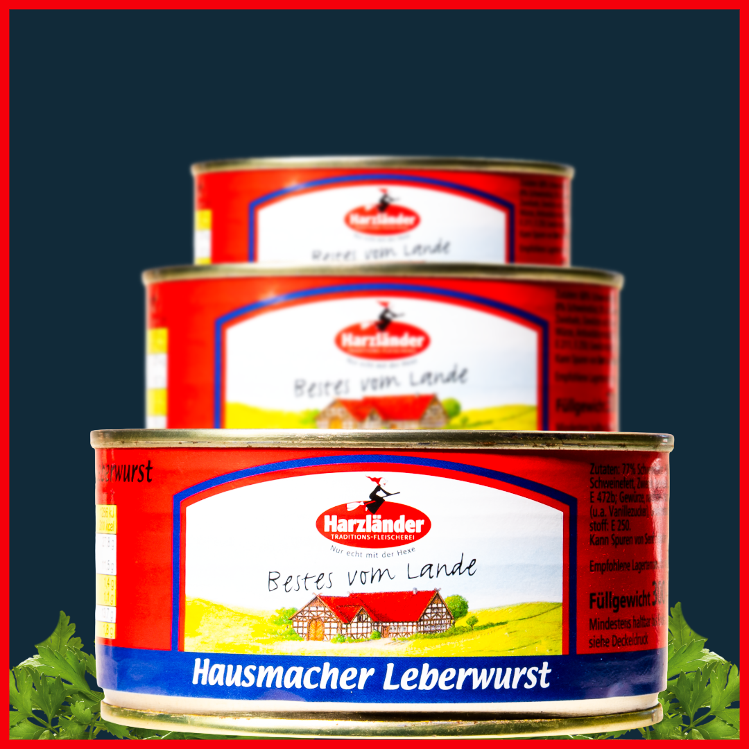 Harzländer Hausmacher Leberwurst in der Dose 300g