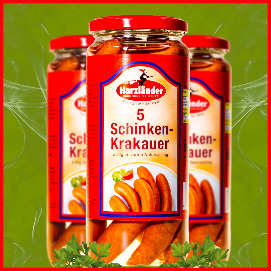 Harzländer Schinken-Krakauer 5x50g im Glas