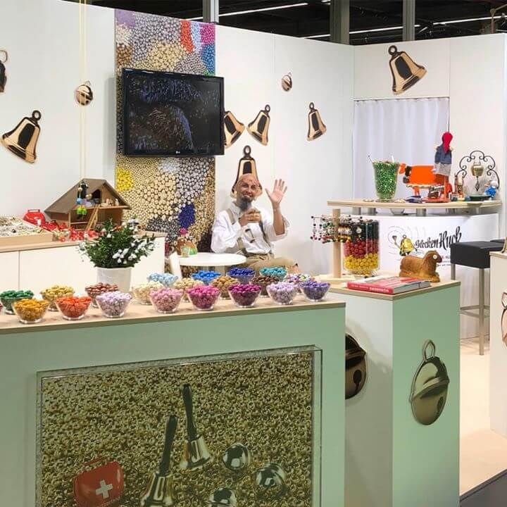 Jürgen Huck bei der Spielwarenmesse