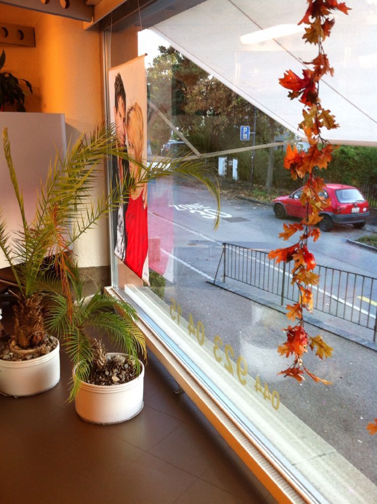 Sicht nach aussen - Coiffure Kotas