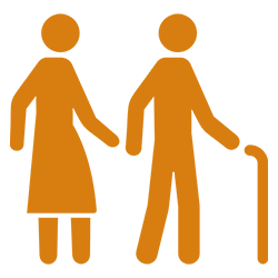 Icon: älteres Ehepaar