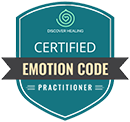 Ein Abzeichen mit der Aufschrift „Certificates Emotion Code User“.