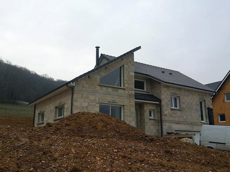 Maison en cours de construction