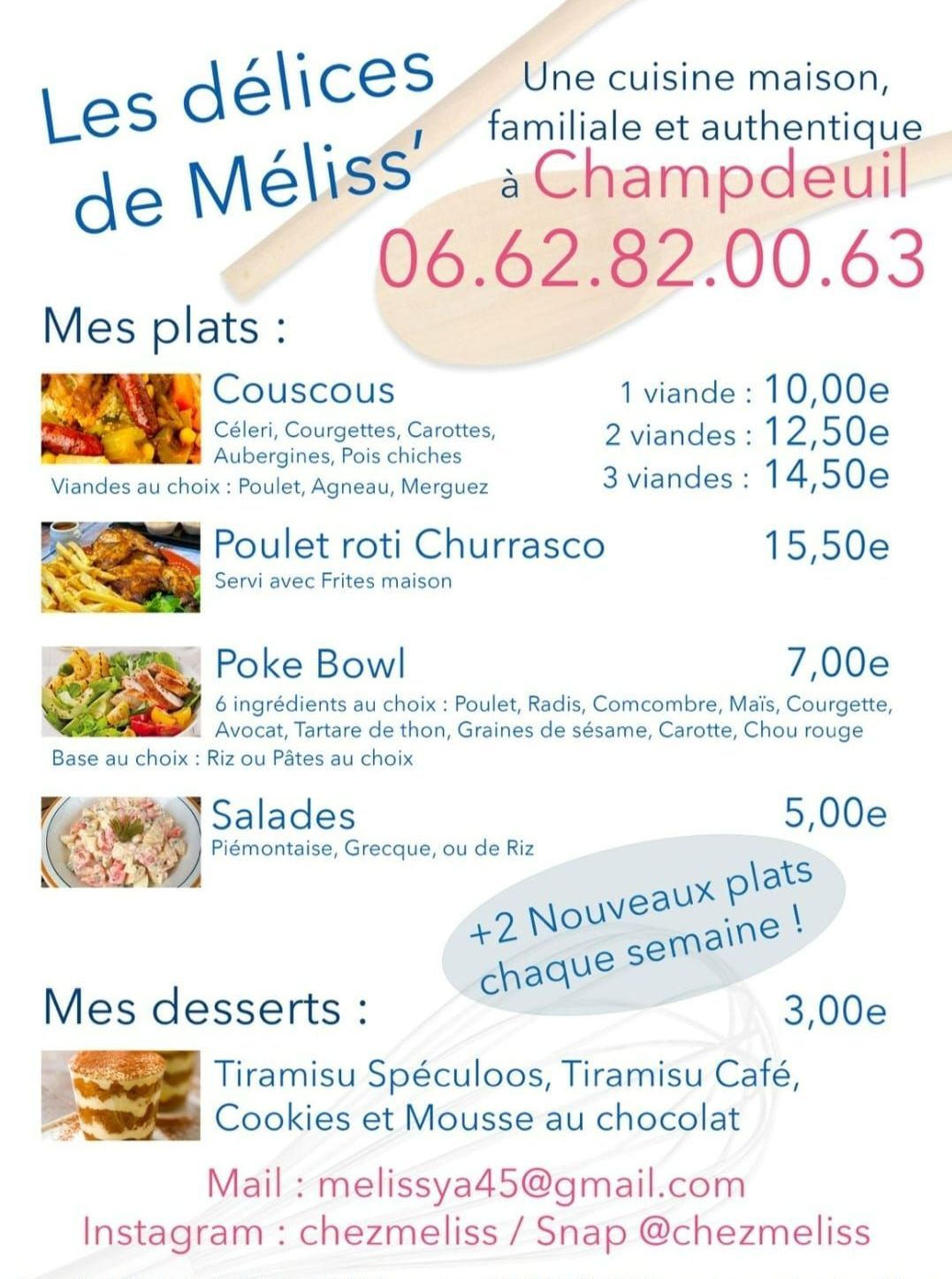 Menu d'été