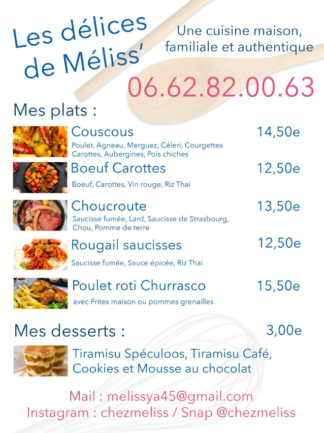 Menu d'hiver