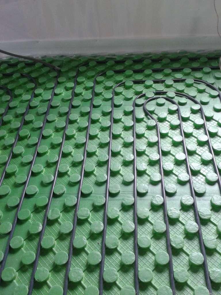 Installation plancher chauffant
