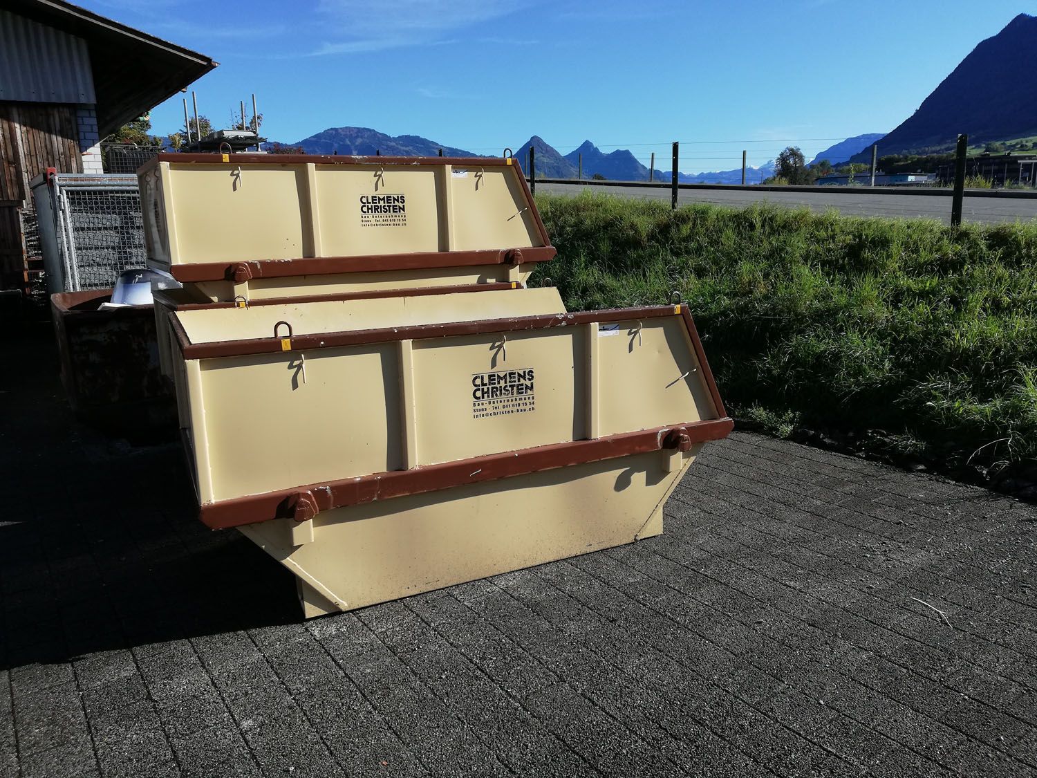 Aufsatzmulden - Clemens Christen Bau GmbH – Stans