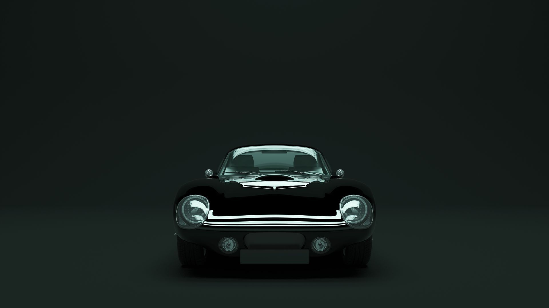 Voiture de collection noire