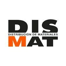 Es un logotipo para una empresa llamada dis mat.