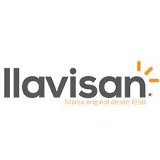 Es un logotipo para una empresa llamada llavisan.