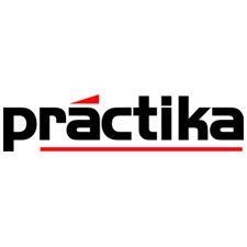 Es un logotipo para una empresa llamada Praktika.