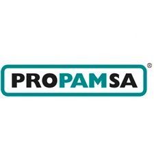 Es un logotipo para una empresa llamada propamsa.