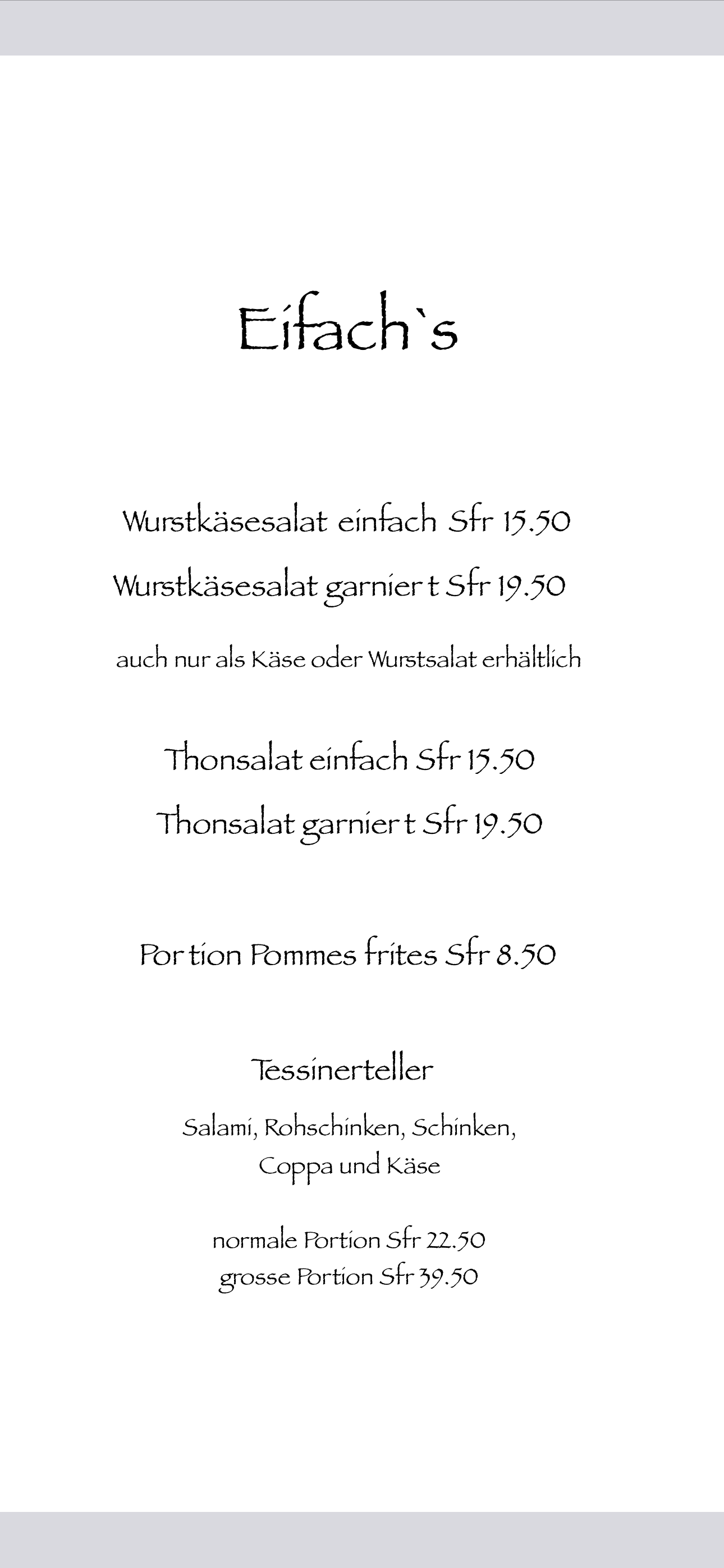 Ein weißes Blatt Papier mit viel Schrift darauf.