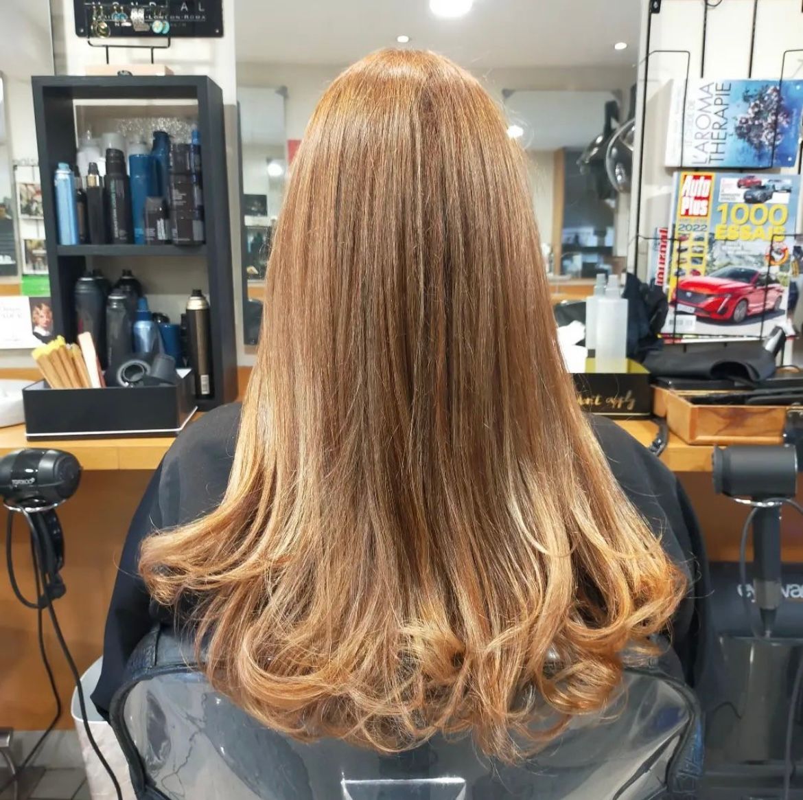 Coloration cheveux blonds