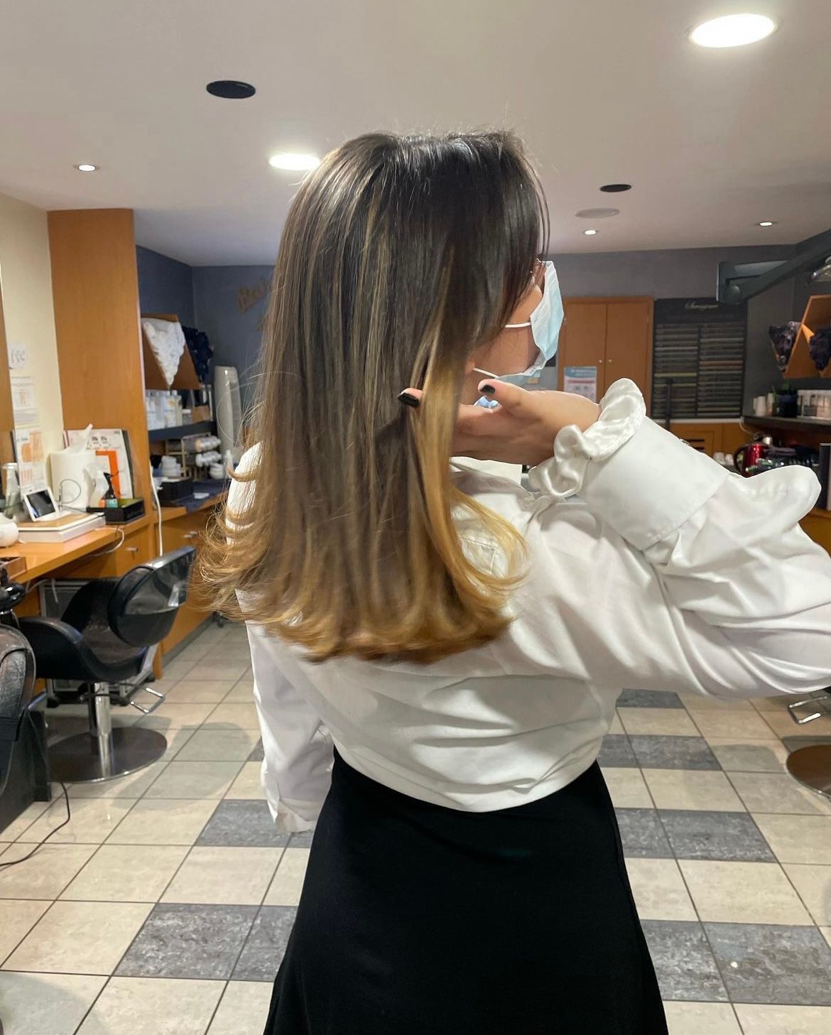 Coloration en tie and dye