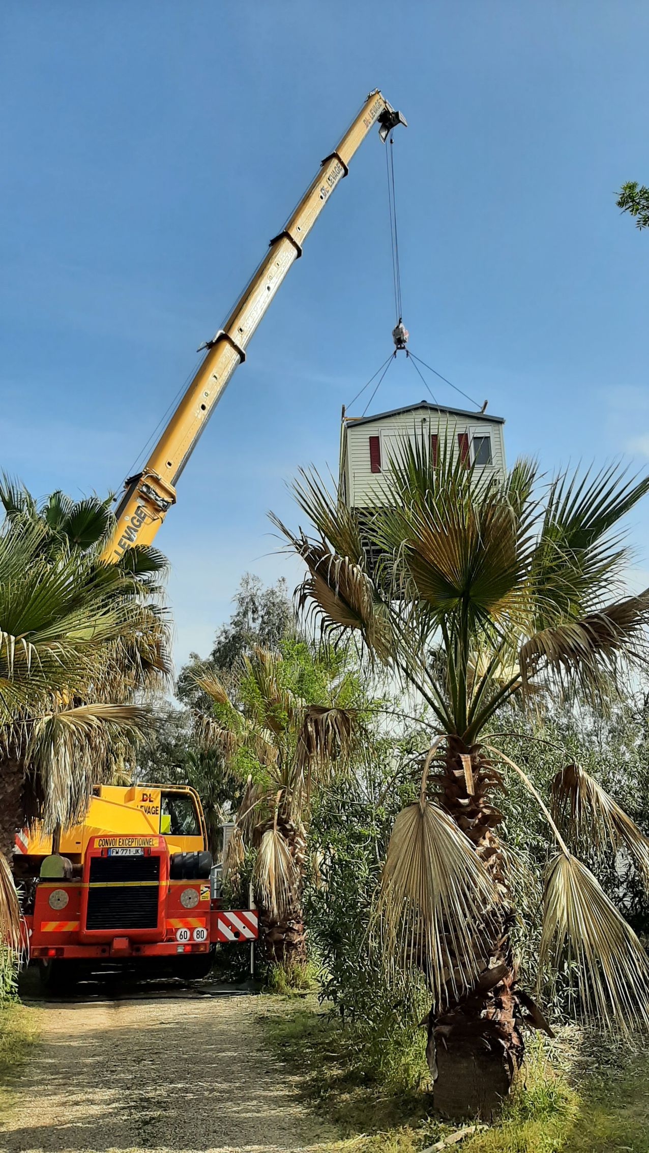 Prestation de lavage de mobil-home