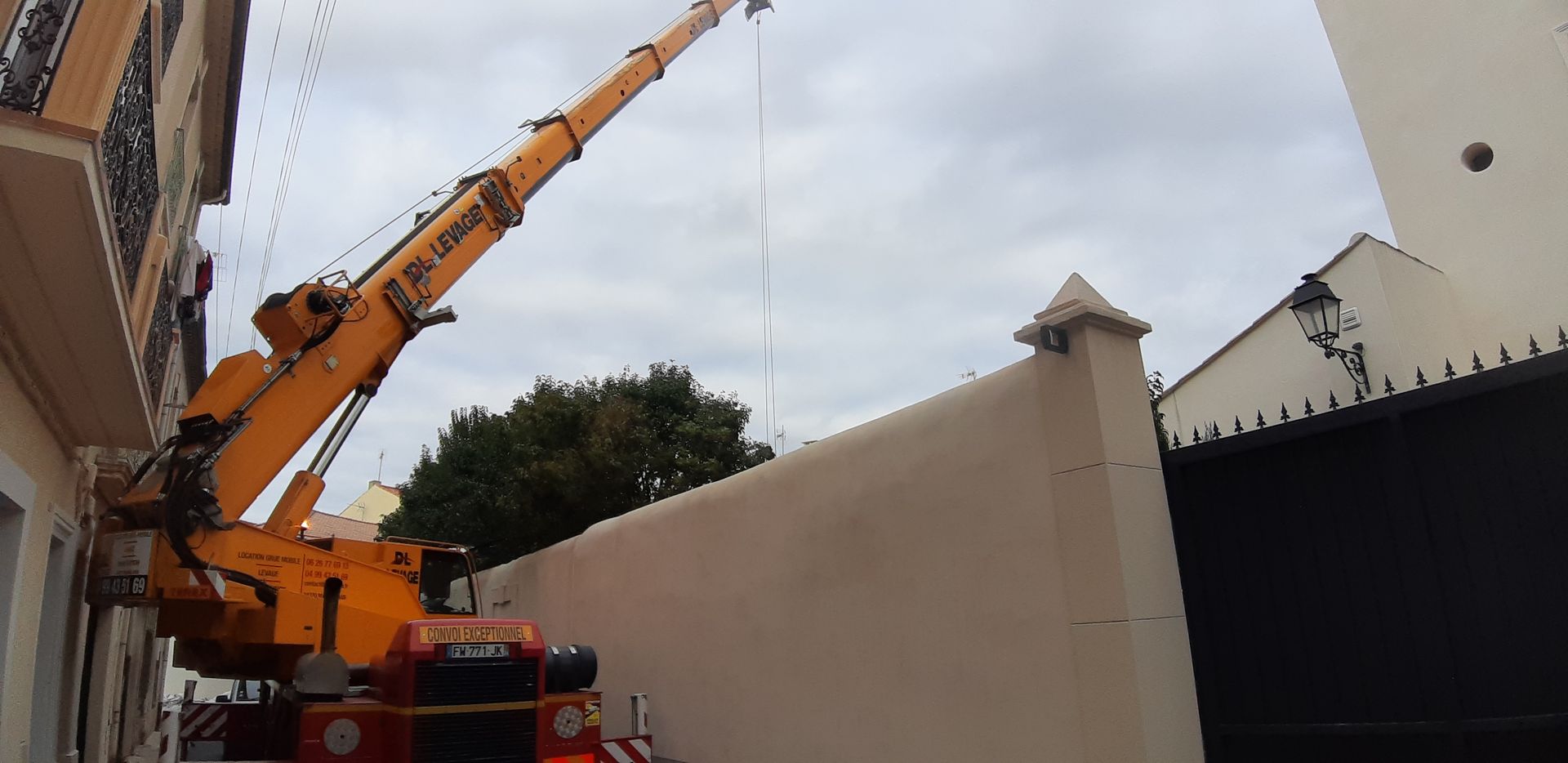 Service de levage pour particuliers