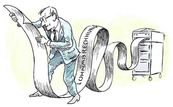 Taschenrechner mit Geld