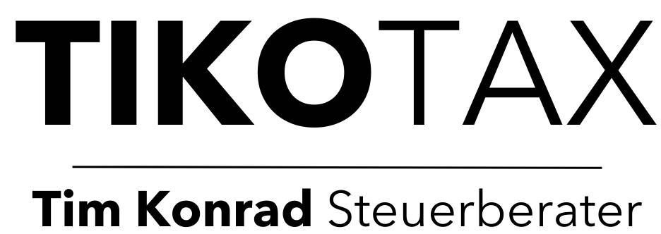 TIKOTAX Tim Konrad Steuerberater Logo