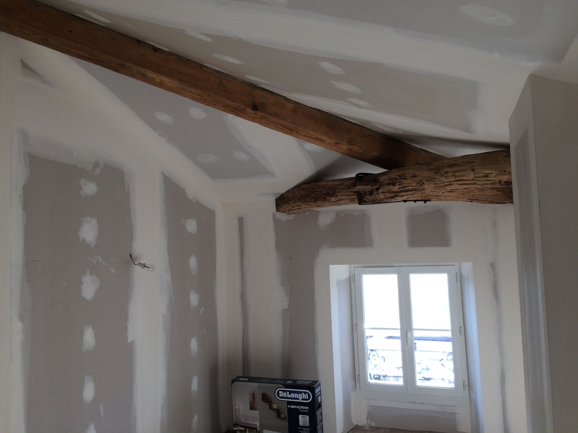 Travaux de plâtrerie