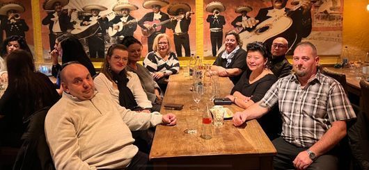 Gäste im Nostalgie Restaurant Bahnhöfli Triengen